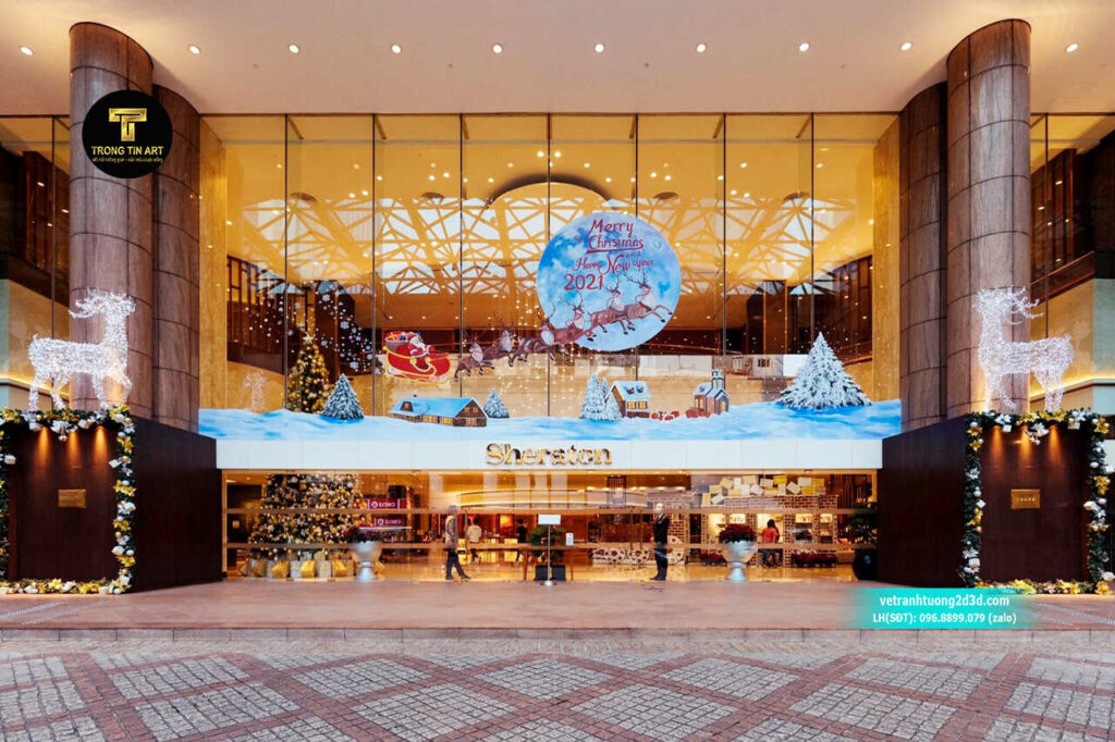 VẼ TRANH TƯỜNG 3D MỸ THUẬT TRỌNG TÍN ART