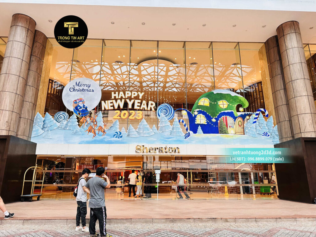 VẼ TRANH TƯỜNG 3D MỸ THUẬT TRỌNG TÍN ART