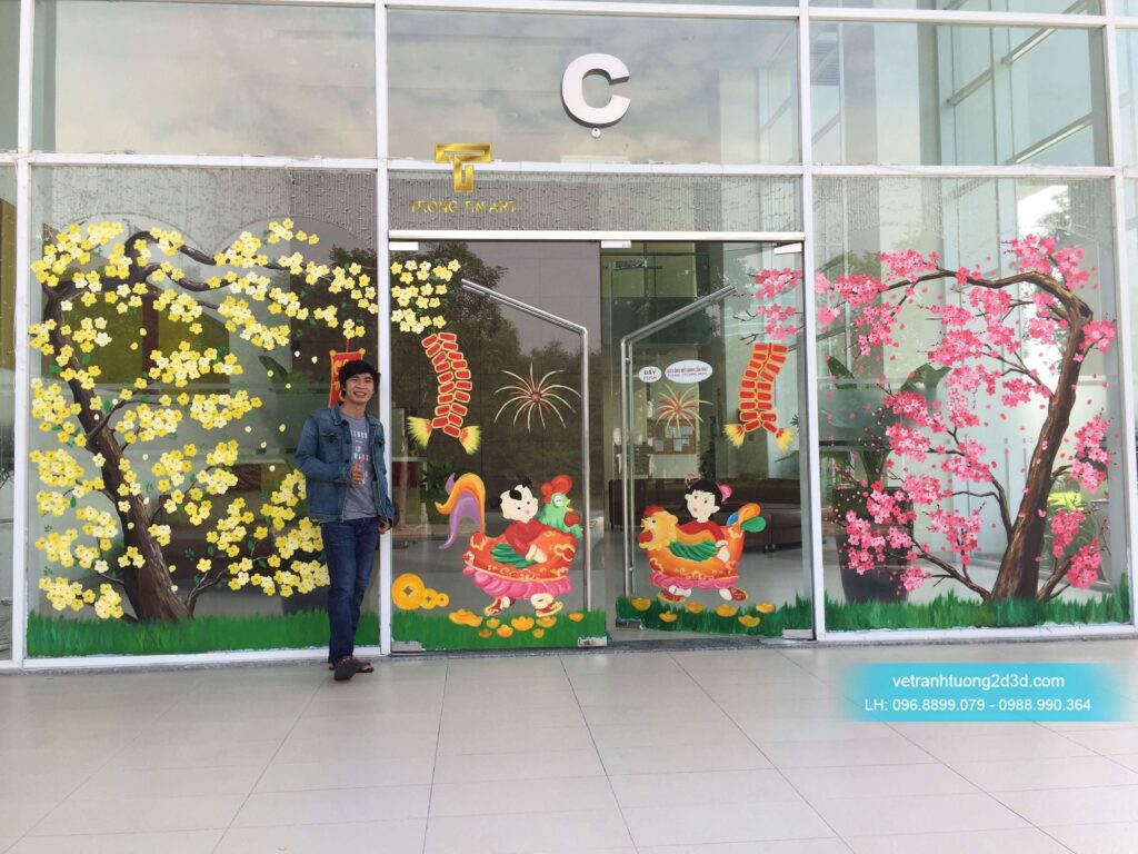 VẼ TRANH TƯỜNG 3D MỸ THUẬT TRỌNG TÍN ART