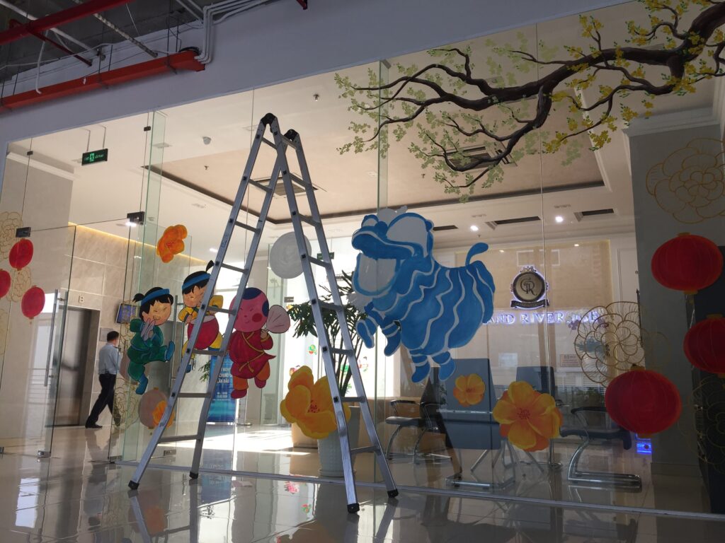 VẼ TRANH TƯỜNG 3D MỸ THUẬT TRỌNG TÍN ART