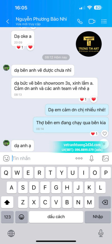 VẼ TRANH TƯỜNG 3D MỸ THUẬT TRỌNG TÍN ART
