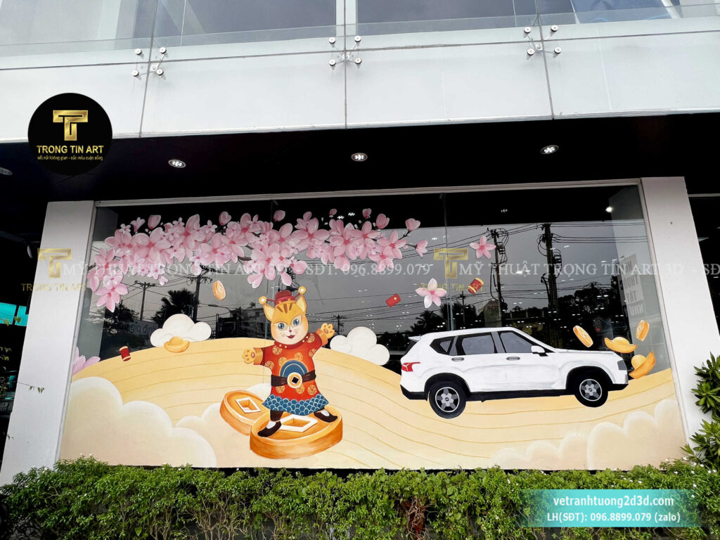 VẼ TRANH TƯỜNG 3D MỸ THUẬT TRỌNG TÍN ART