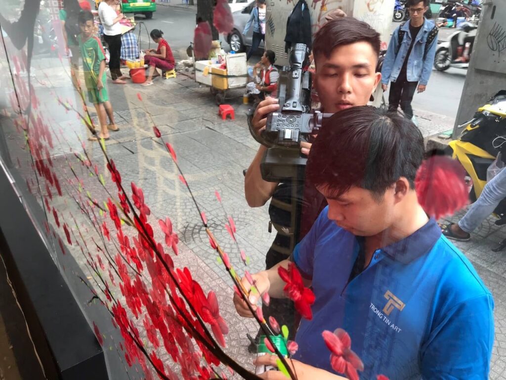 VẼ TRANH TƯỜNG 3D MỸ THUẬT TRỌNG TÍN ART