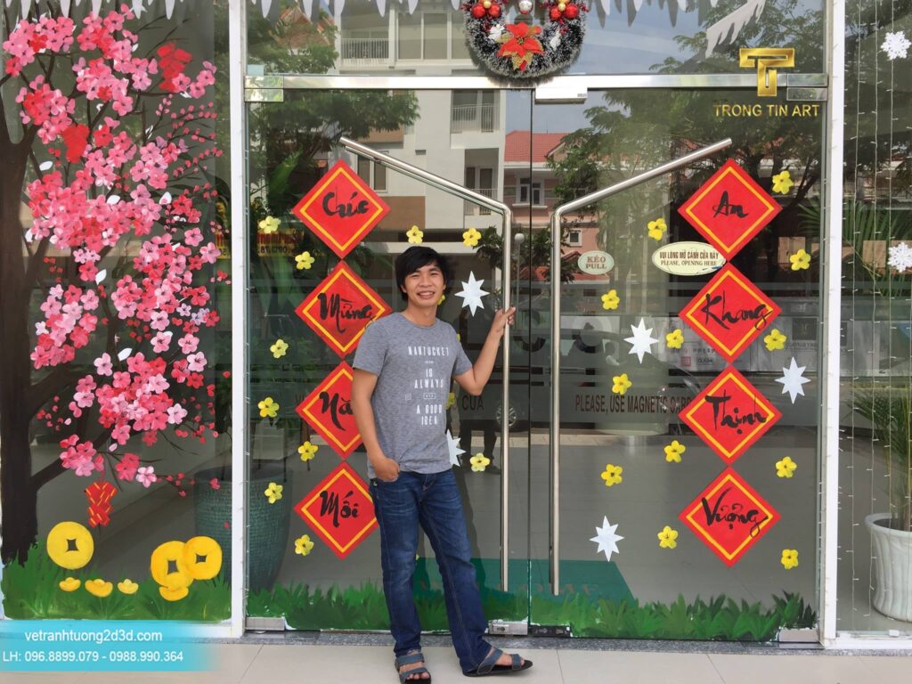 VẼ TRANH TƯỜNG 3D MỸ THUẬT TRỌNG TÍN ART