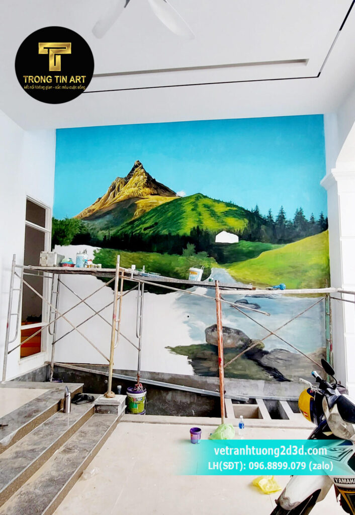 VẼ TRANH TƯỜNG 3D MỸ THUẬT TRỌNG TÍN ART
