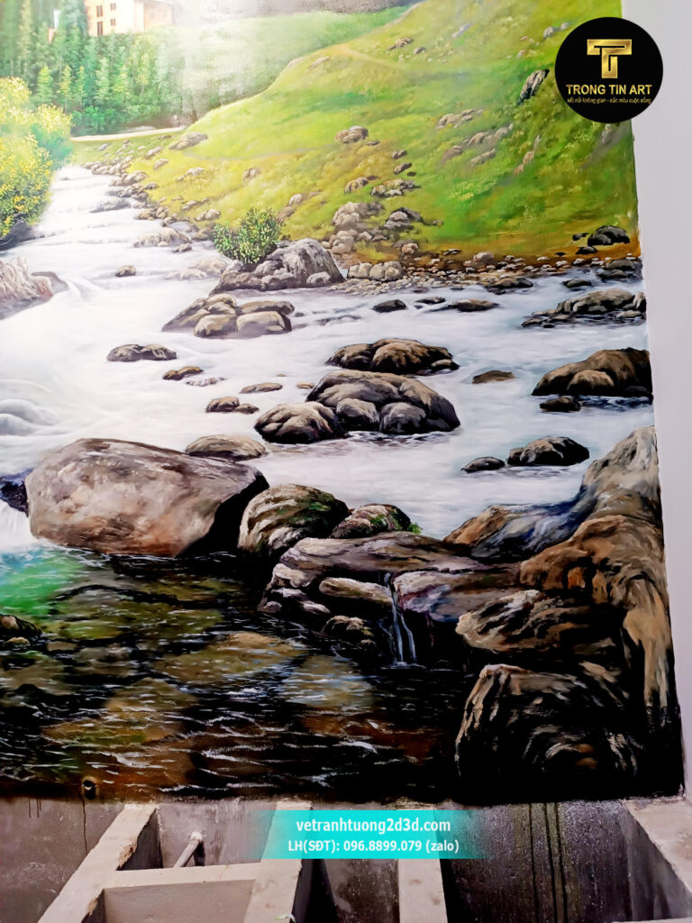VẼ TRANH TƯỜNG 3D MỸ THUẬT TRỌNG TÍN ART