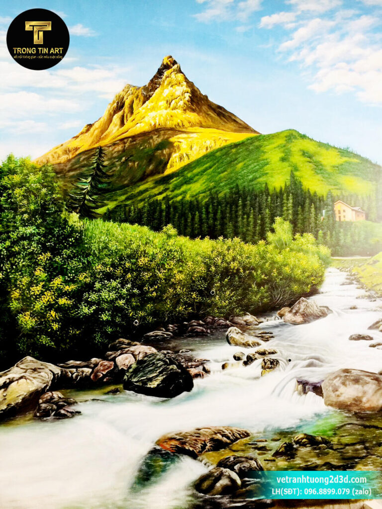 VẼ TRANH TƯỜNG 3D MỸ THUẬT TRỌNG TÍN ART