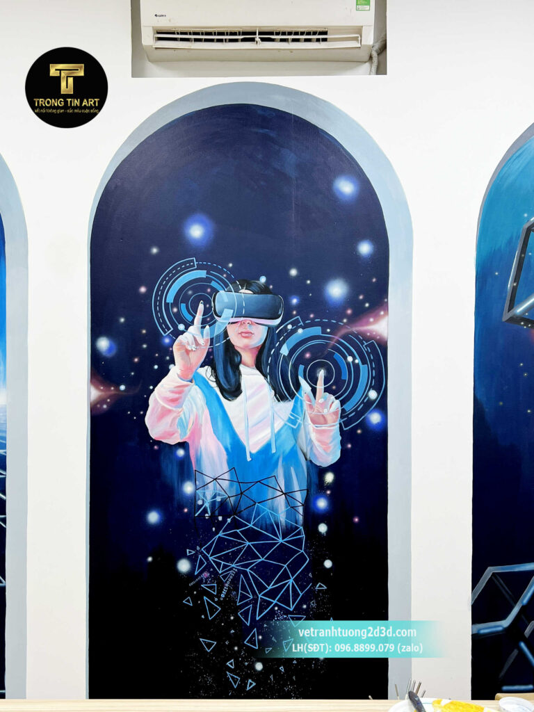 VẼ TRANH TƯỜNG 3D MỸ THUẬT TRỌNG TÍN ART