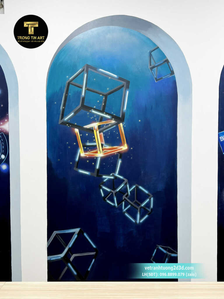 VẼ TRANH TƯỜNG 3D MỸ THUẬT TRỌNG TÍN ART