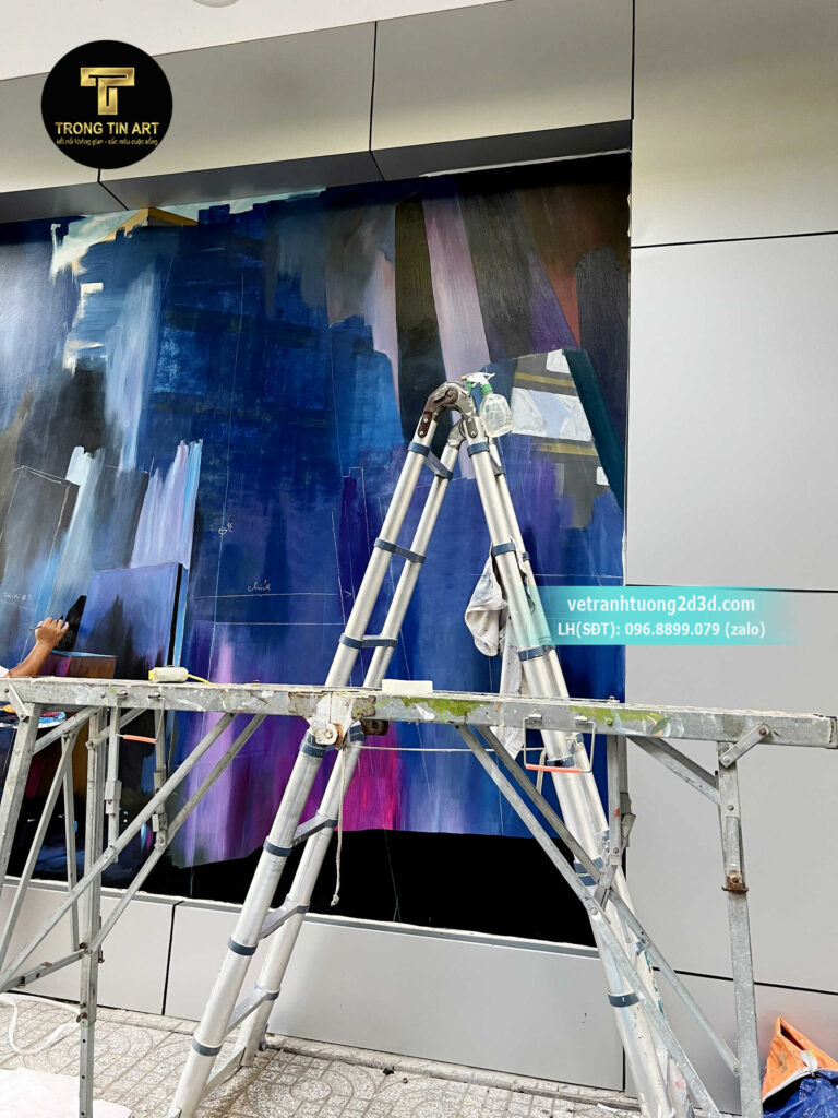 VẼ TRANH TƯỜNG 3D MỸ THUẬT TRỌNG TÍN ART