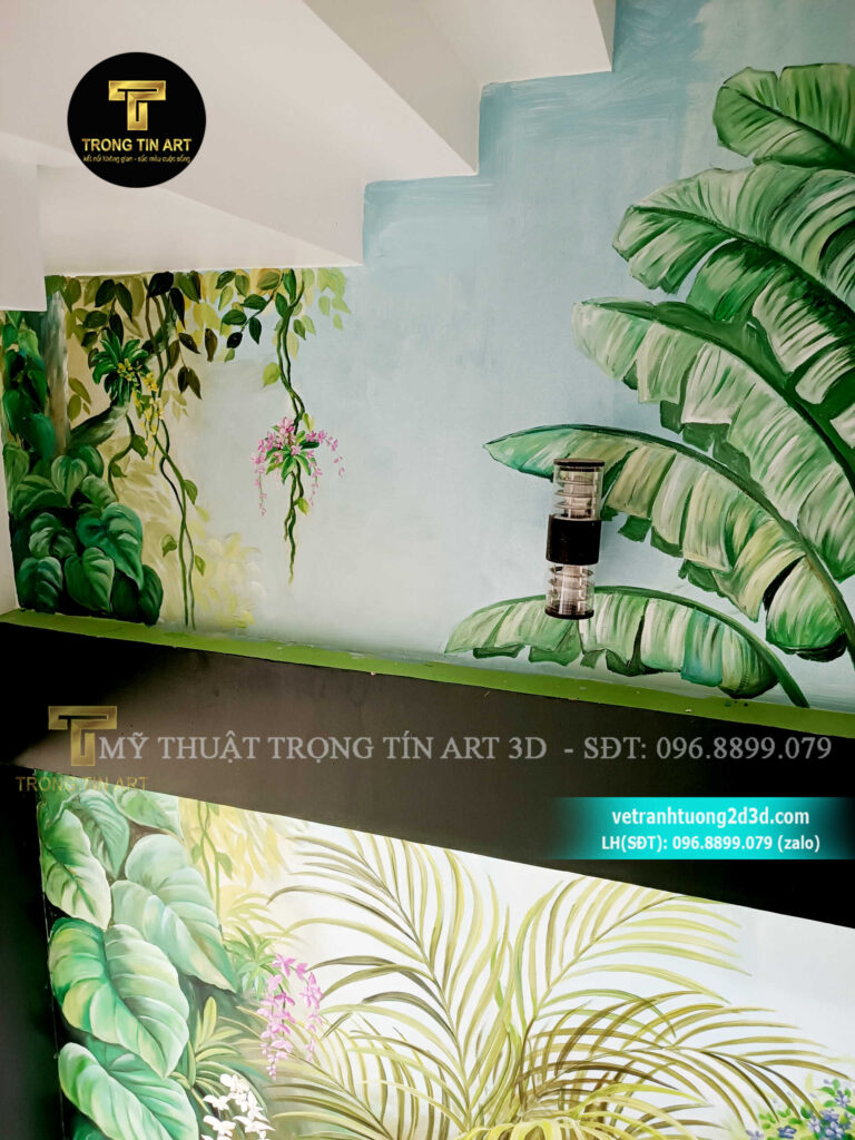 VẼ TRANH TƯỜNG 3D MỸ THUẬT TRỌNG TÍN ART