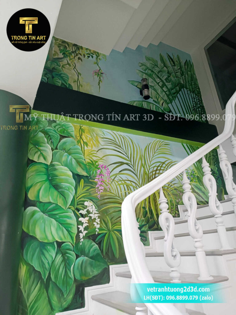 VẼ TRANH TƯỜNG 3D MỸ THUẬT TRỌNG TÍN ART