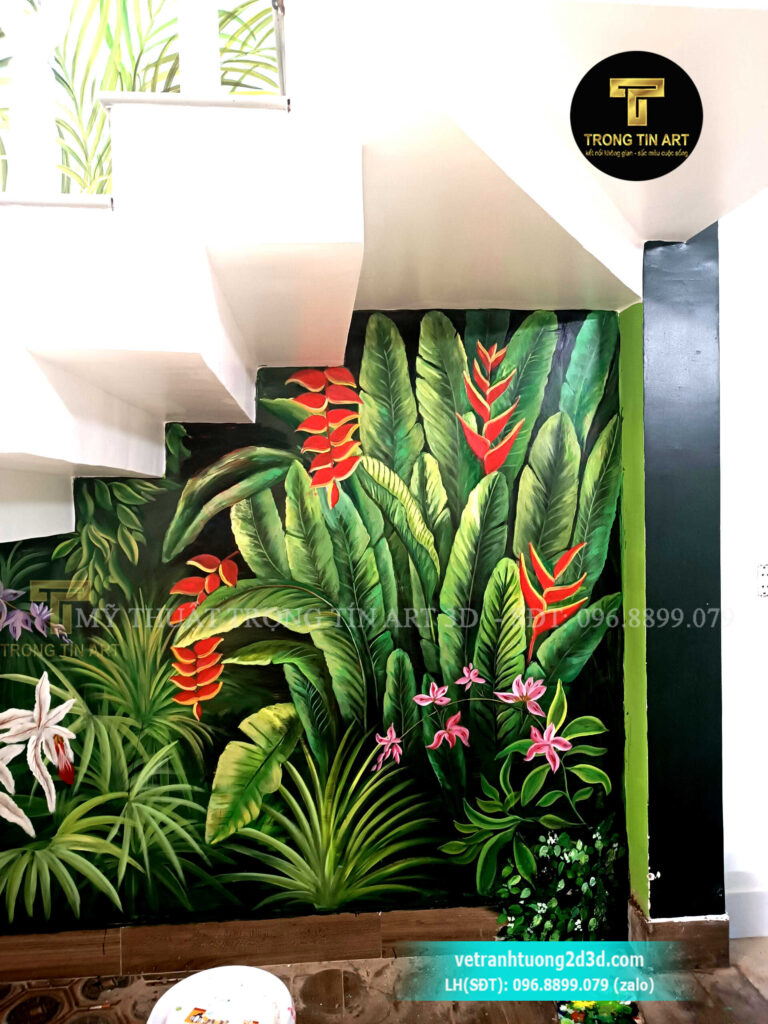 VẼ TRANH TƯỜNG 3D MỸ THUẬT TRỌNG TÍN ART