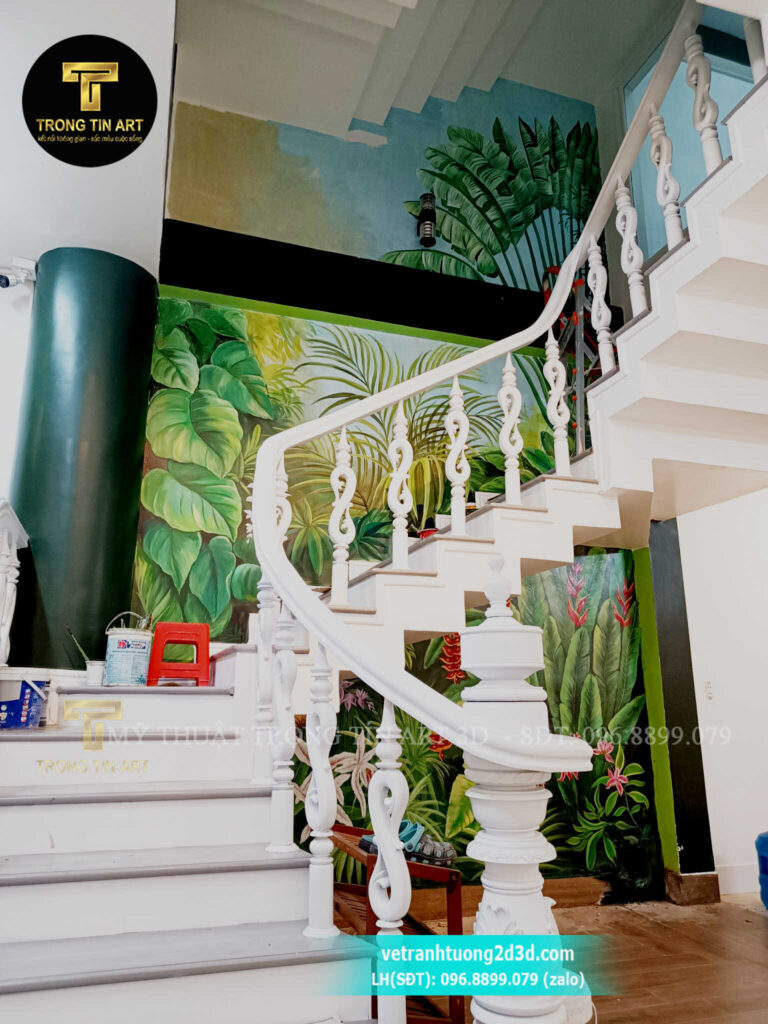 VẼ TRANH TƯỜNG 3D MỸ THUẬT TRỌNG TÍN ART