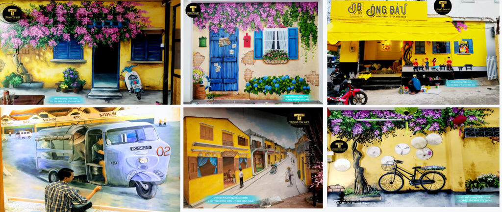 VẼ TRANH TƯỜNG 3D MỸ THUẬT TRỌNG TÍN ART