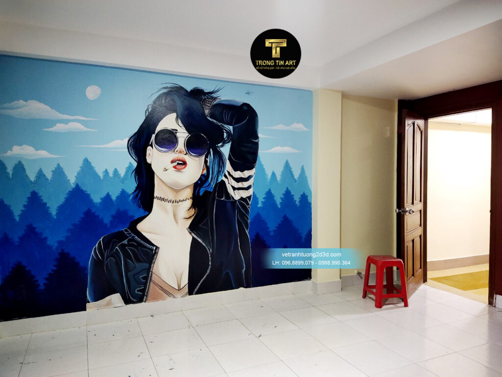 VẼ TRANH TƯỜNG 3D MỸ THUẬT TRỌNG TÍN ART
