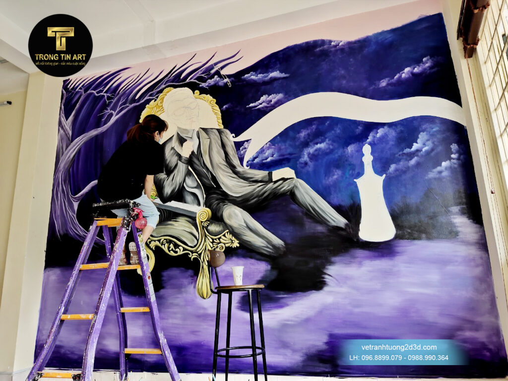 VẼ TRANH TƯỜNG 3D MỸ THUẬT TRỌNG TÍN ART