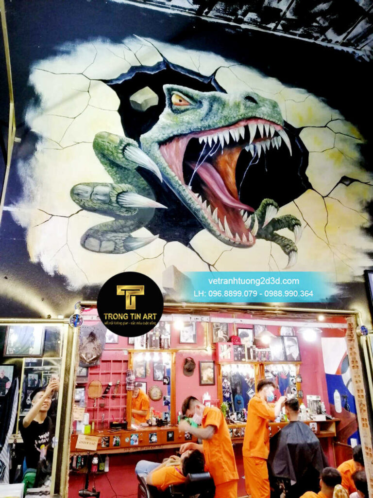 VẼ TRANH TƯỜNG 3D MỸ THUẬT TRỌNG TÍN ART