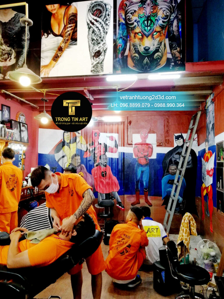 VẼ TRANH TƯỜNG 3D MỸ THUẬT TRỌNG TÍN ART
