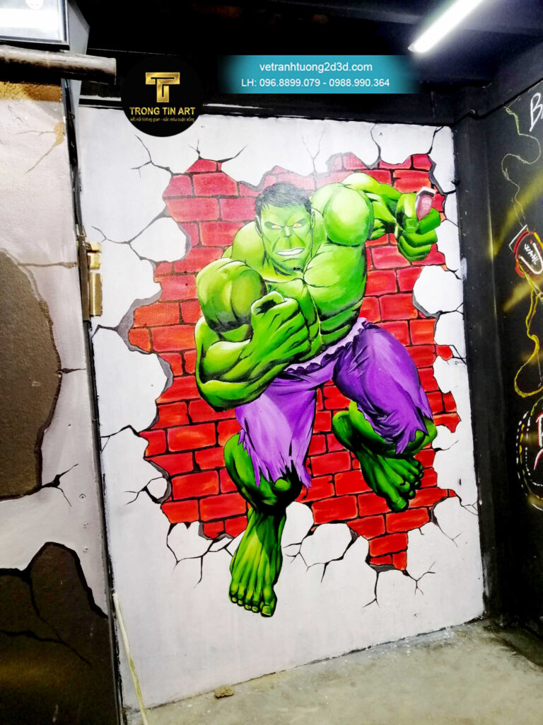 VẼ TRANH TƯỜNG 3D MỸ THUẬT TRỌNG TÍN ART