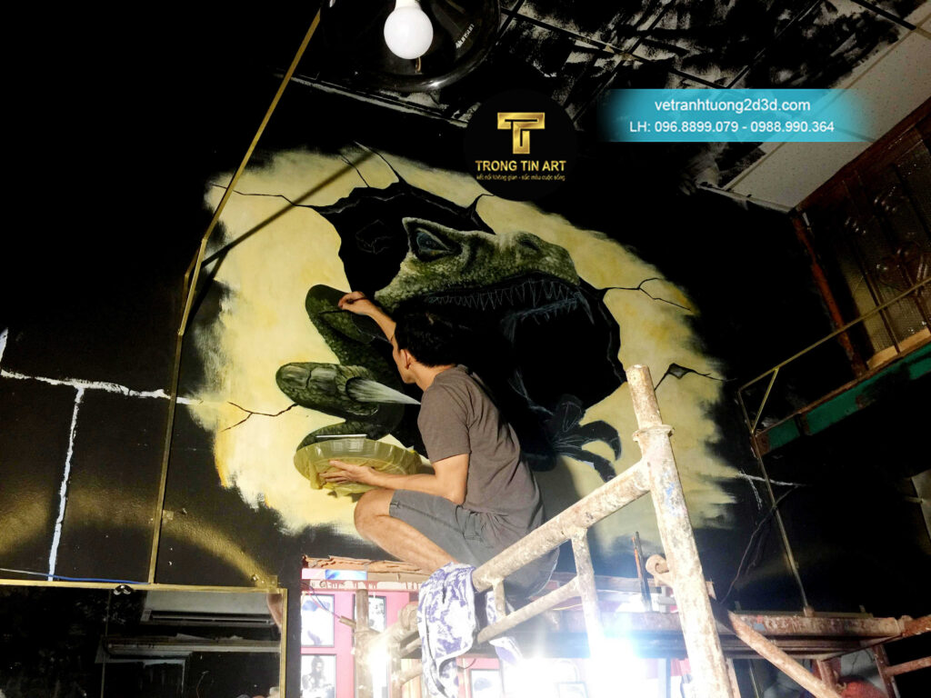 VẼ TRANH TƯỜNG 3D MỸ THUẬT TRỌNG TÍN ART