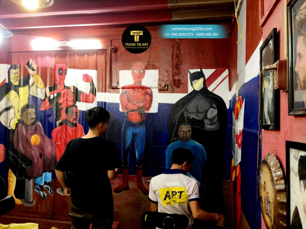 VẼ TRANH TƯỜNG 3D MỸ THUẬT TRỌNG TÍN ART