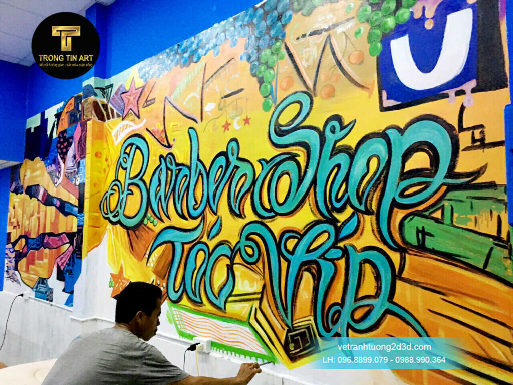 VẼ TRANH TƯỜNG 3D MỸ THUẬT TRỌNG TÍN ART