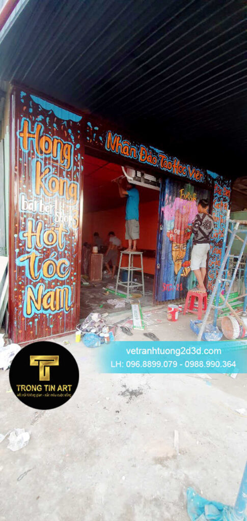 VẼ TRANH TƯỜNG 3D MỸ THUẬT TRỌNG TÍN ART