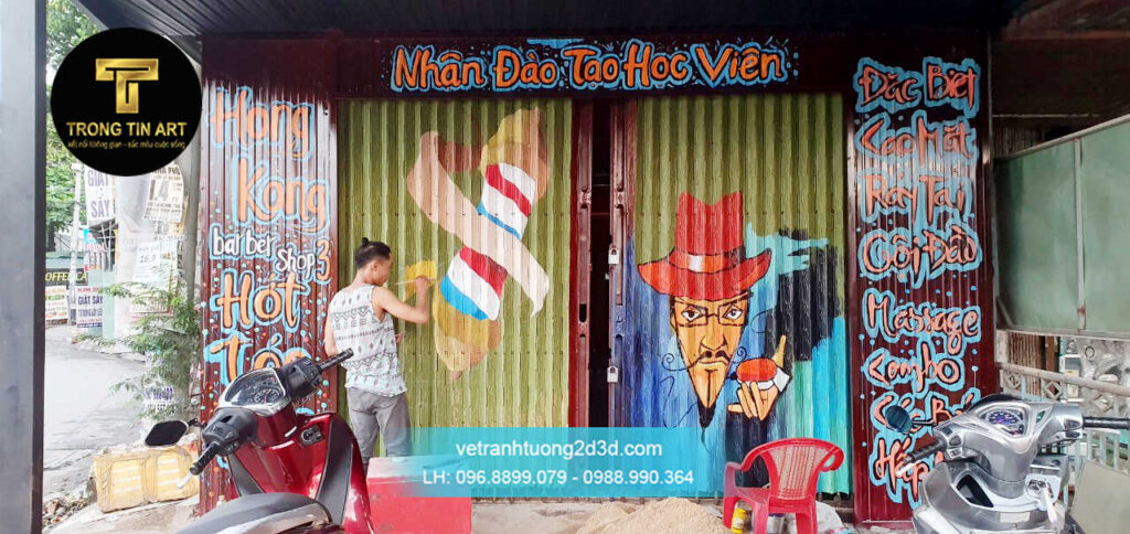 VẼ TRANH TƯỜNG 3D MỸ THUẬT TRỌNG TÍN ART