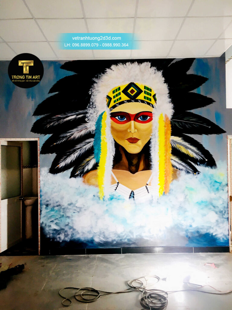 VẼ TRANH TƯỜNG 3D MỸ THUẬT TRỌNG TÍN ART