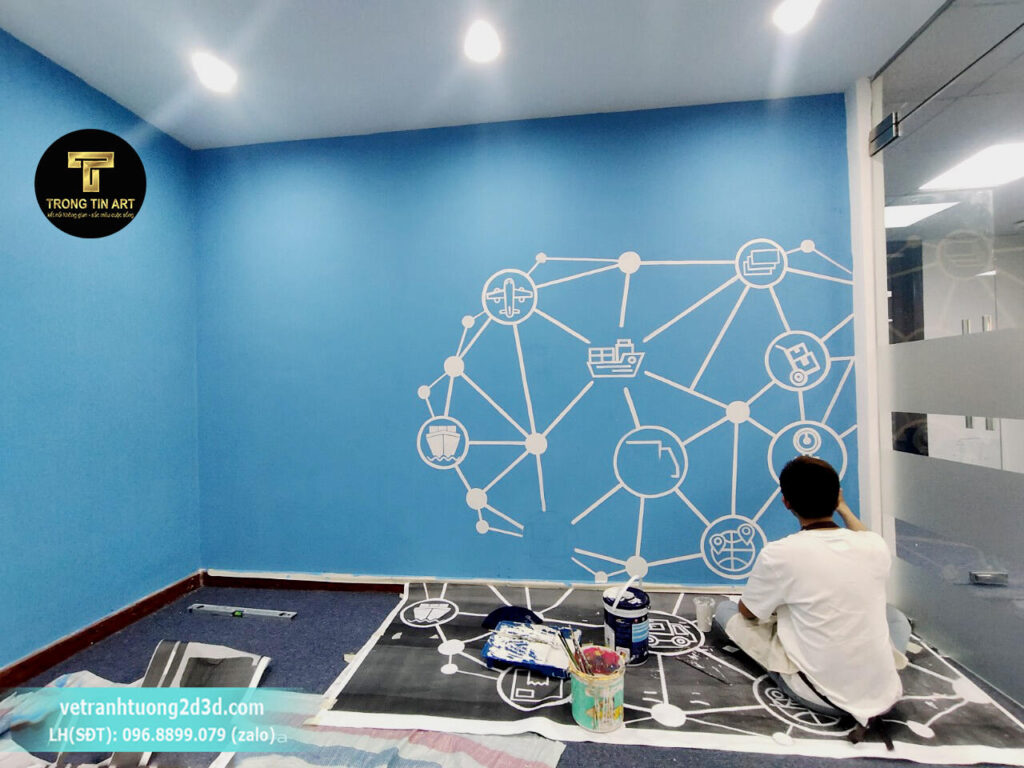 VẼ TRANH TƯỜNG 3D MỸ THUẬT TRỌNG TÍN ART