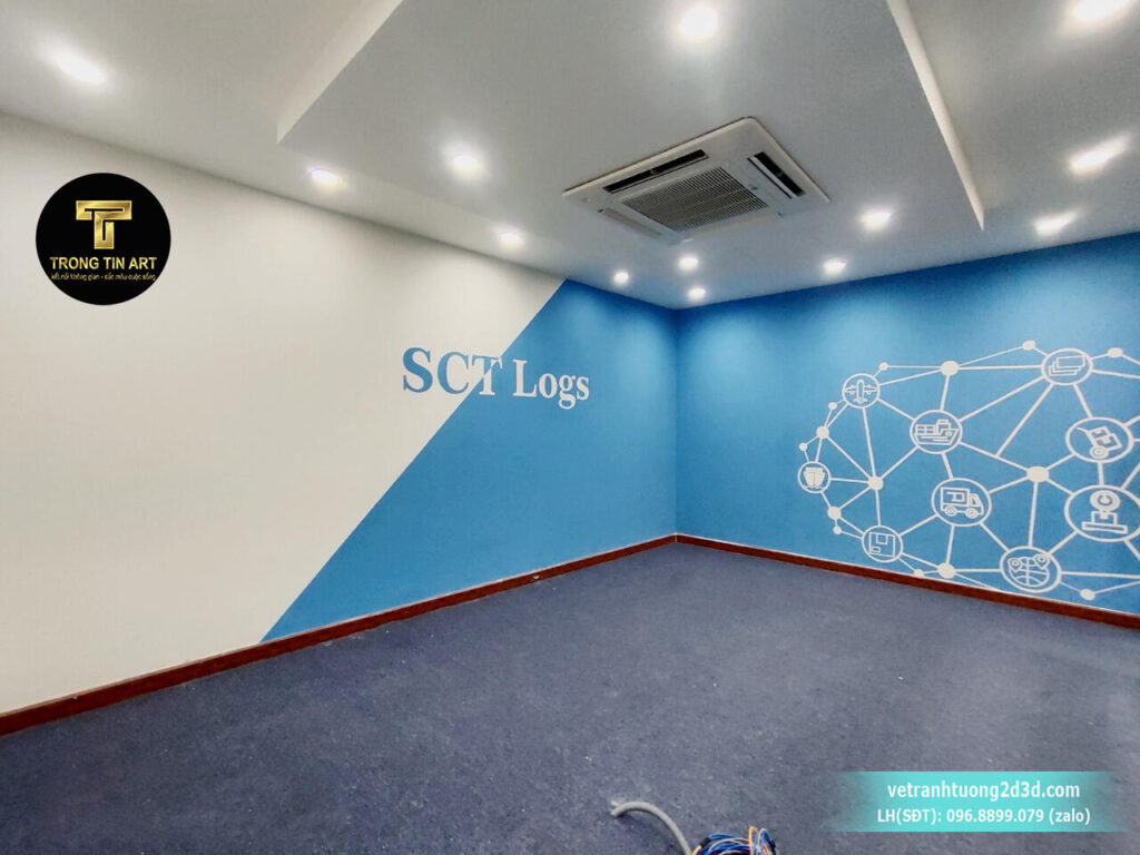 VẼ TRANH TƯỜNG 3D MỸ THUẬT TRỌNG TÍN ART