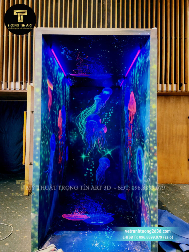 VẼ TRANH TƯỜNG 3D MỸ THUẬT TRỌNG TÍN ART