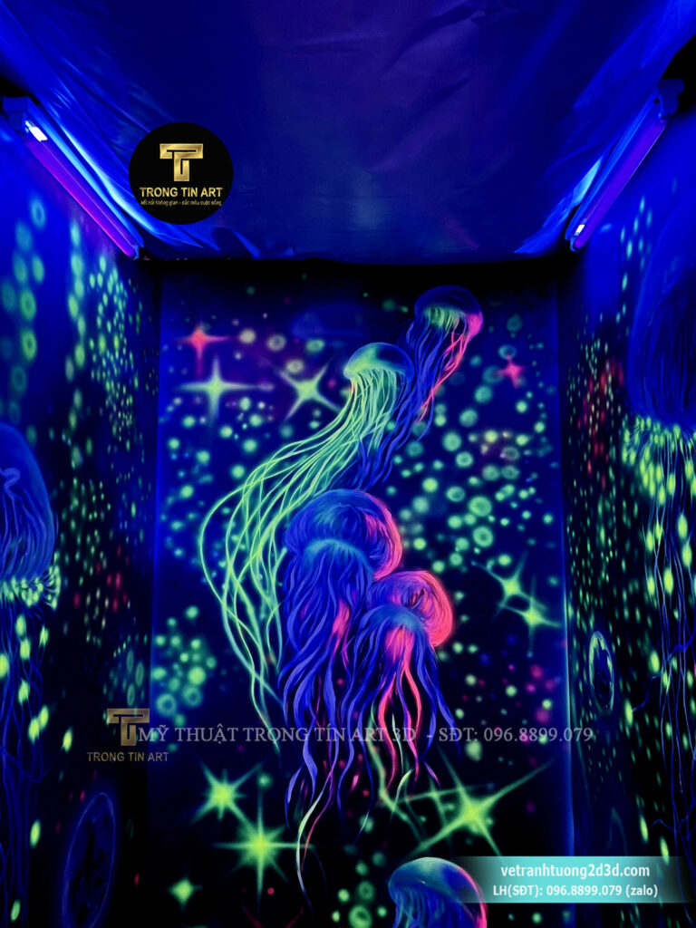 VẼ TRANH TƯỜNG 3D MỸ THUẬT TRỌNG TÍN ART