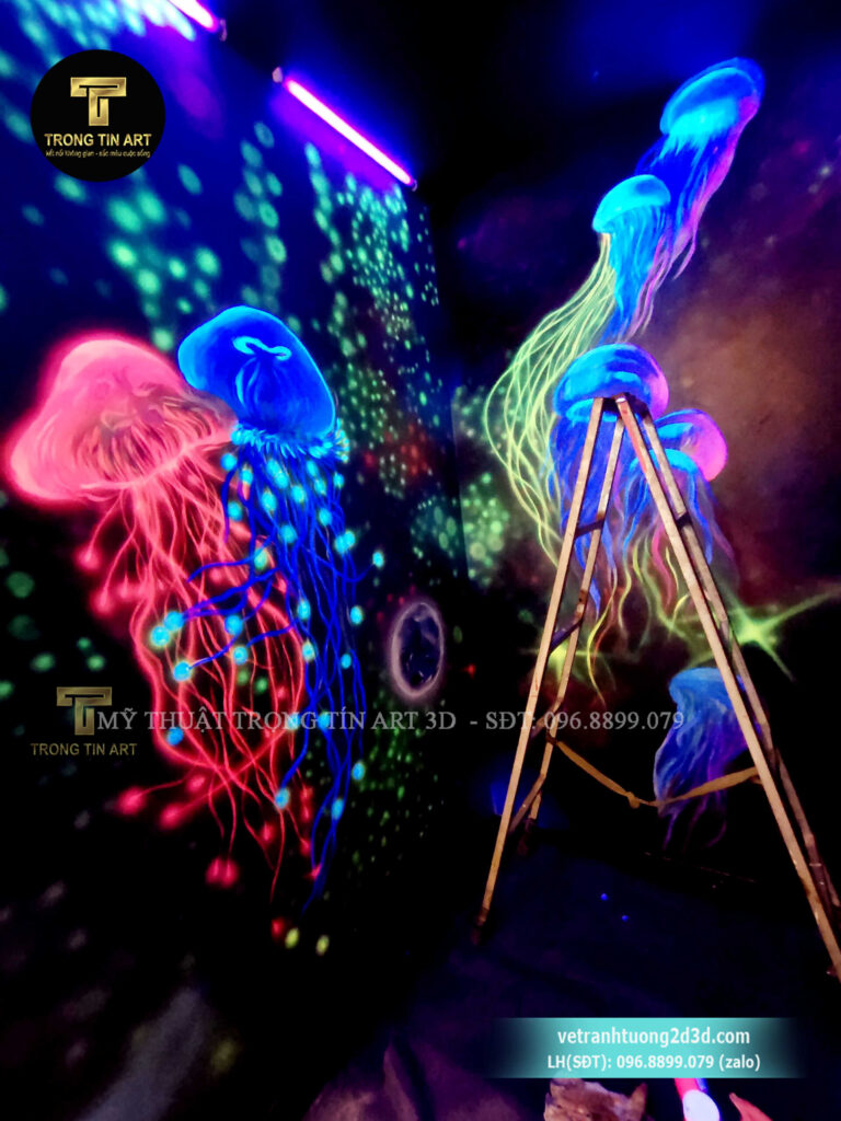VẼ TRANH TƯỜNG 3D MỸ THUẬT TRỌNG TÍN ART