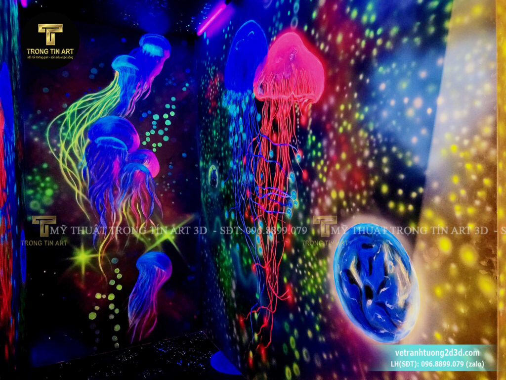 VẼ TRANH TƯỜNG 3D MỸ THUẬT TRỌNG TÍN ART
