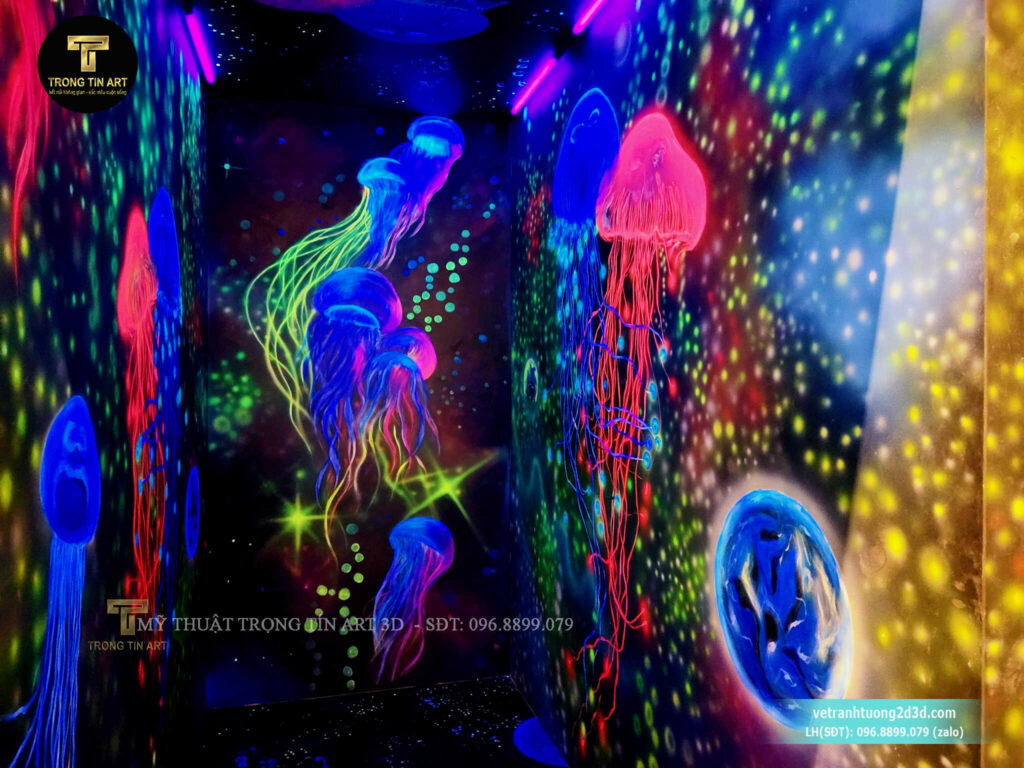 VẼ TRANH TƯỜNG 3D MỸ THUẬT TRỌNG TÍN ART