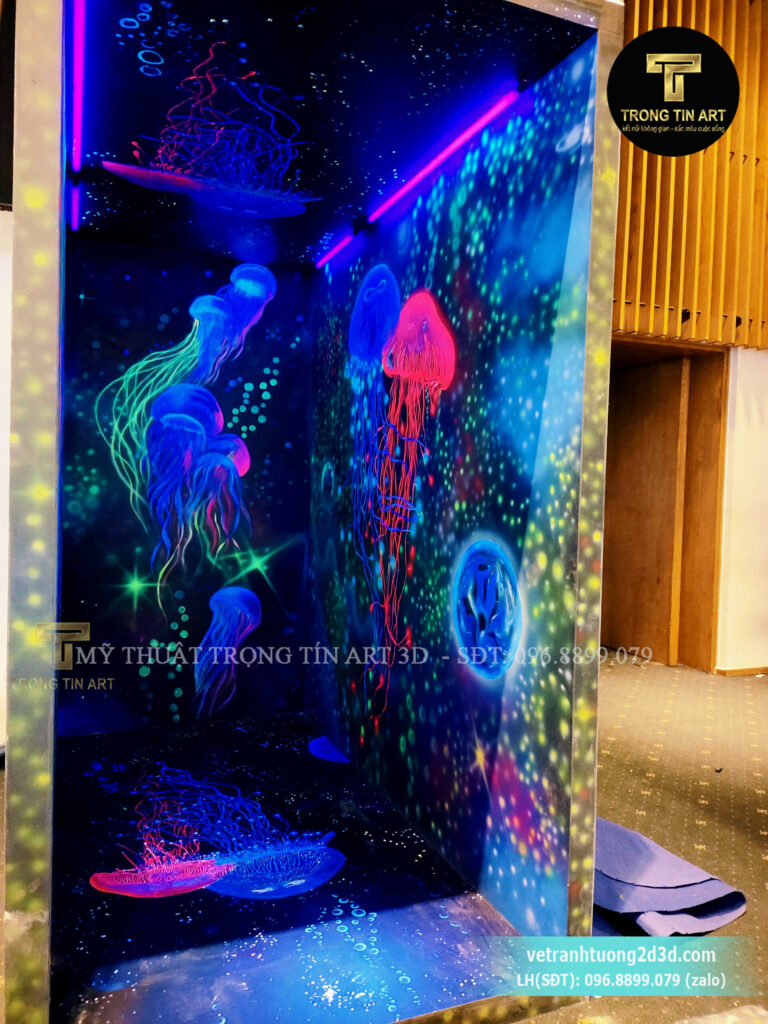 VẼ TRANH TƯỜNG 3D MỸ THUẬT TRỌNG TÍN ART