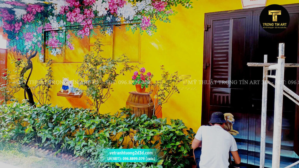 VẼ TRANH TƯỜNG 3D MỸ THUẬT TRỌNG TÍN ART
