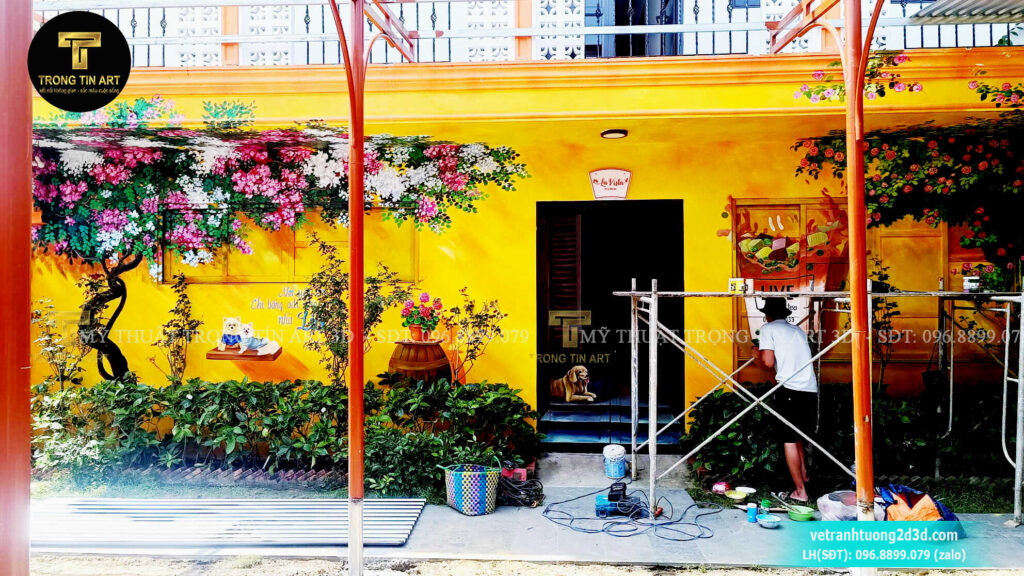 VẼ TRANH TƯỜNG 3D MỸ THUẬT TRỌNG TÍN ART