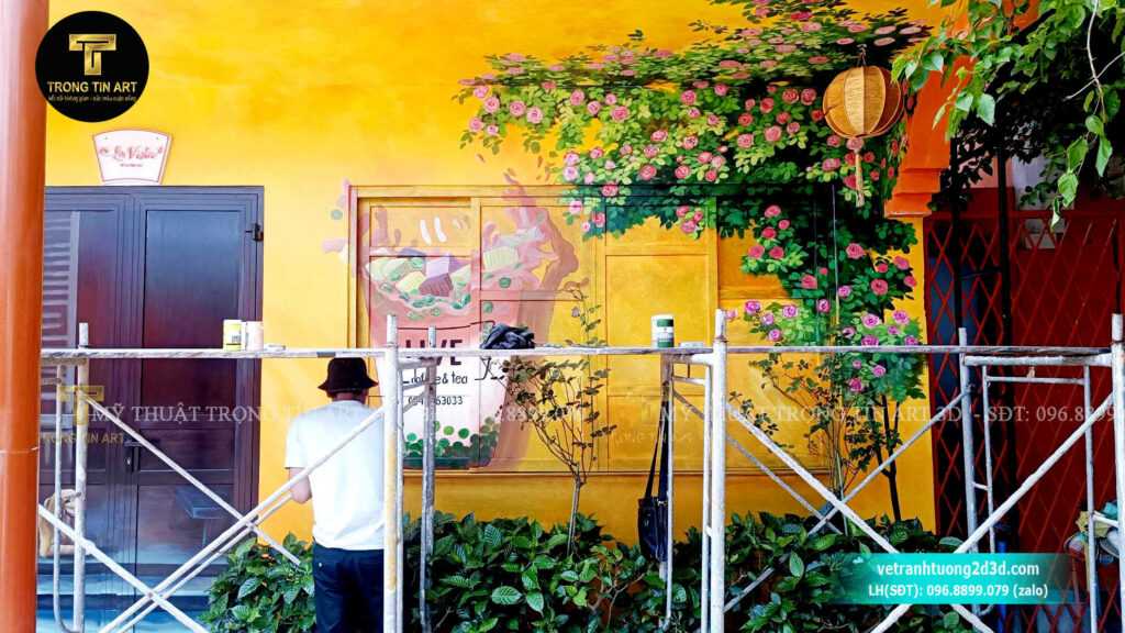 VẼ TRANH TƯỜNG 3D MỸ THUẬT TRỌNG TÍN ART