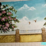 vẽ tranh tường phố cổ quán chè,sinh tố (33)