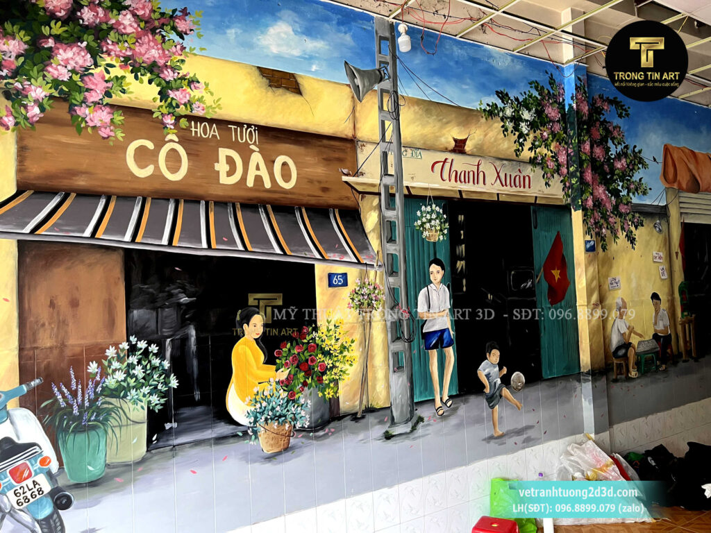 VẼ TRANH TƯỜNG 3D MỸ THUẬT TRỌNG TÍN ART