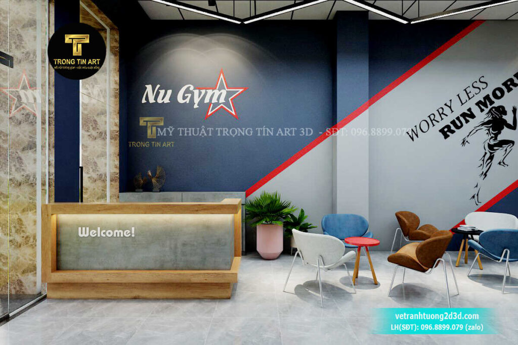 VẼ TRANH TƯỜNG 3D MỸ THUẬT TRỌNG TÍN ART