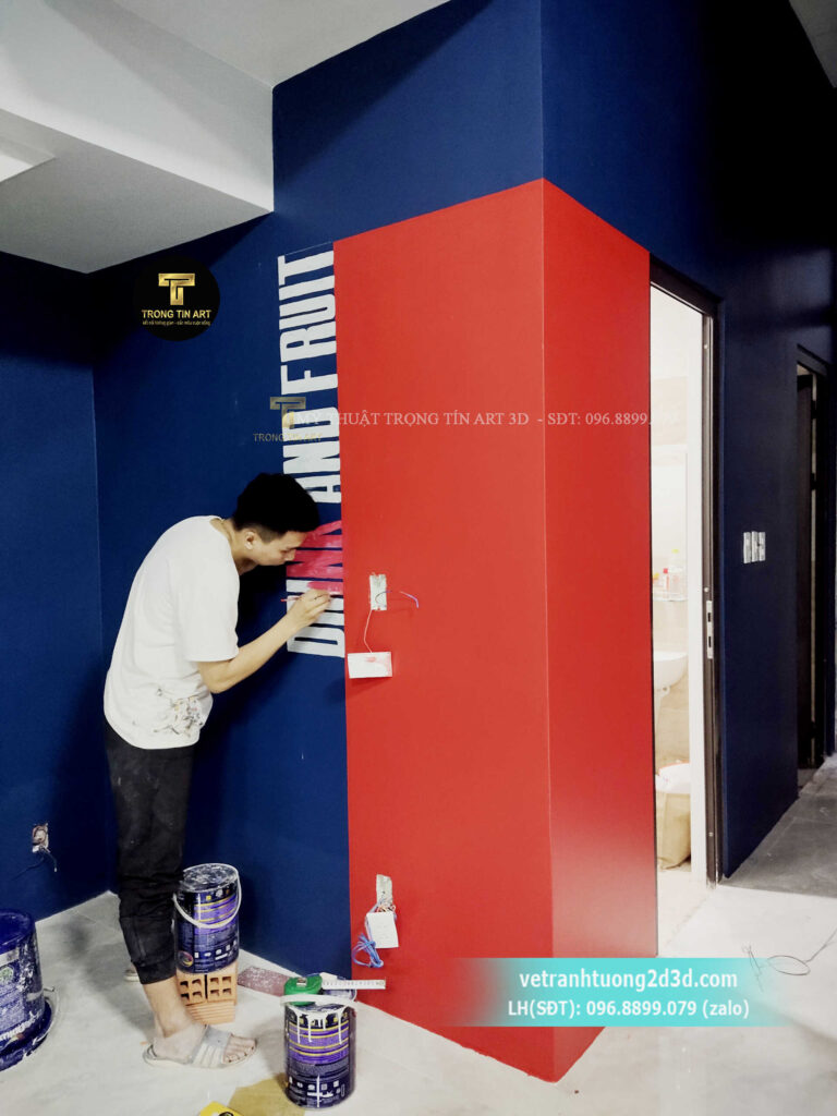 VẼ TRANH TƯỜNG 3D MỸ THUẬT TRỌNG TÍN ART