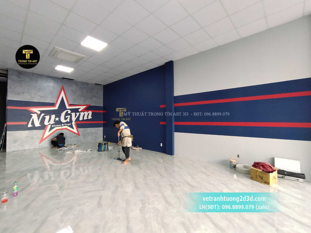 VẼ TRANH TƯỜNG 3D MỸ THUẬT TRỌNG TÍN ART