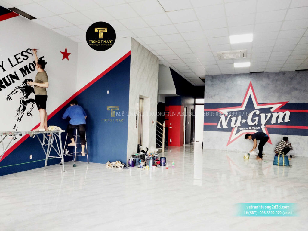 VẼ TRANH TƯỜNG 3D MỸ THUẬT TRỌNG TÍN ART