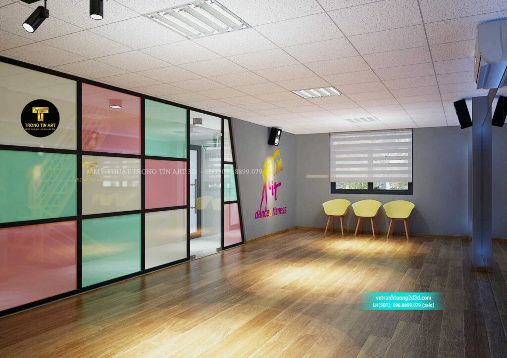 VẼ TRANH TƯỜNG 3D MỸ THUẬT TRỌNG TÍN ART