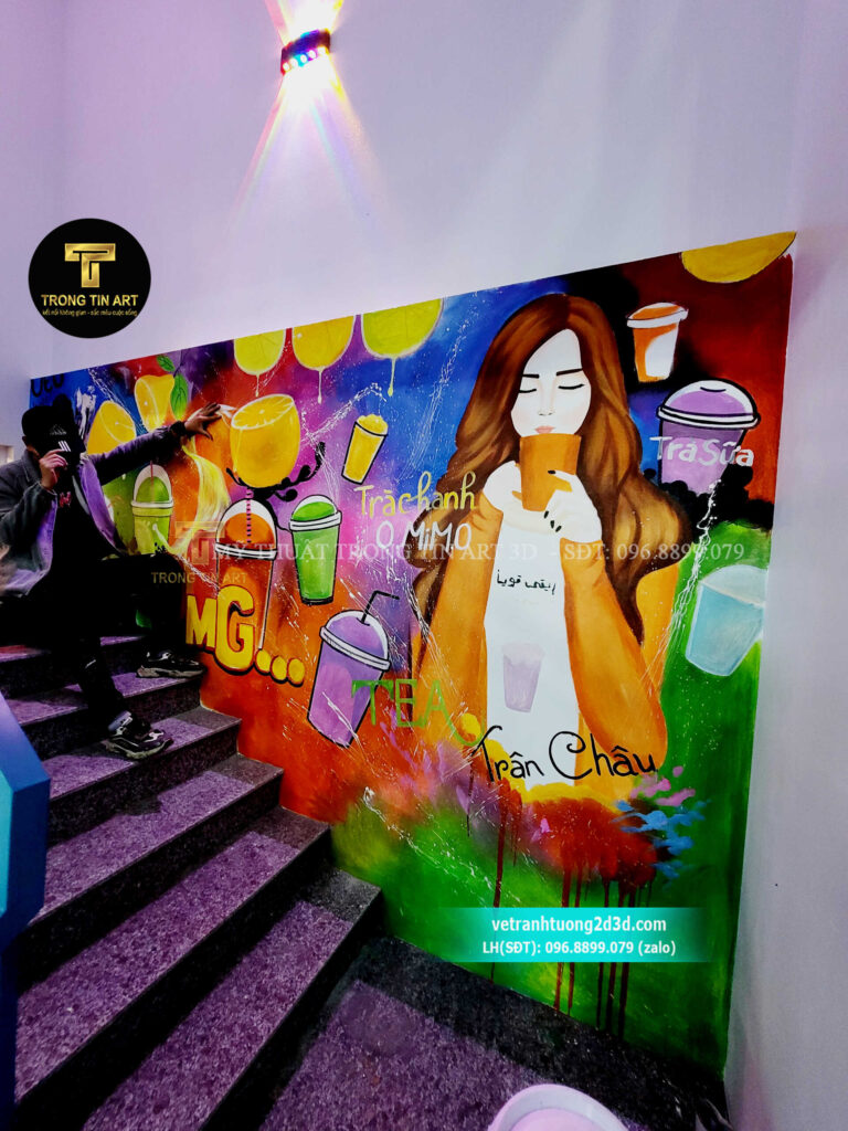 VẼ TRANH TƯỜNG 3D MỸ THUẬT TRỌNG TÍN ART