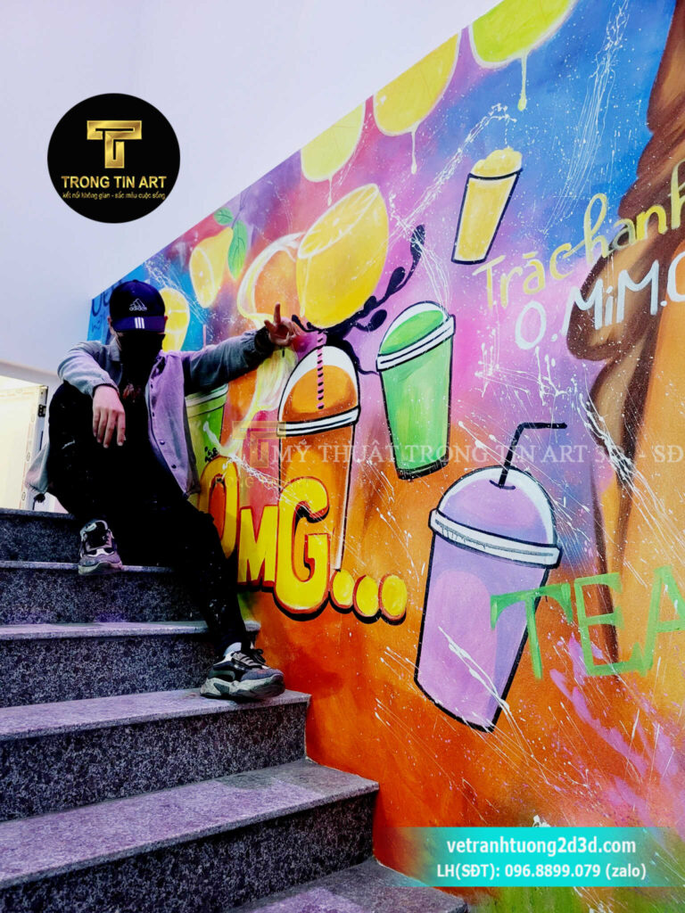VẼ TRANH TƯỜNG 3D MỸ THUẬT TRỌNG TÍN ART